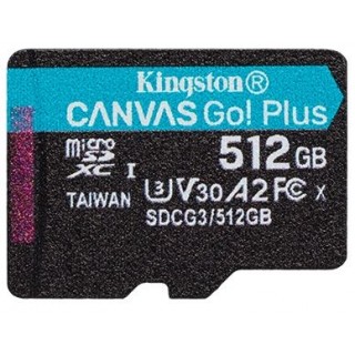 Kingston 512GB microSD Class10 Canvas Cangas Go Plus